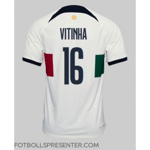 Portugal Vitinha #16 Borta Matchtröja VM 2022 Kortärmad